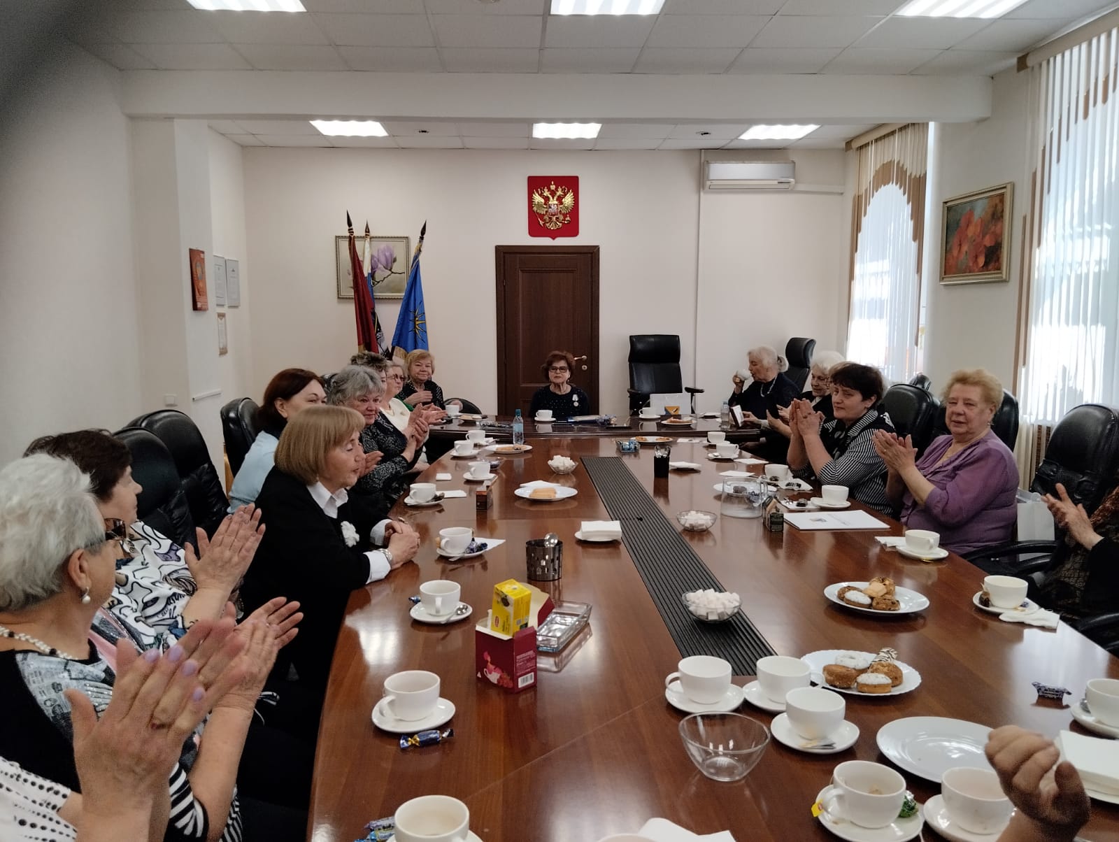 Встреча активистов МРО «Коптево» посвященная 35-летию МГО ВОИ