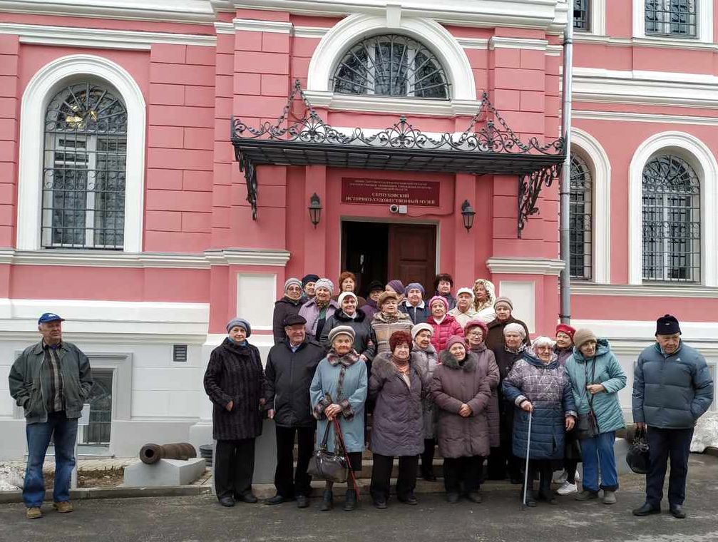Члены МРО "Восточный" МГО ВОИ побывали на экскурсии в Серпуховском историко-художественном музее