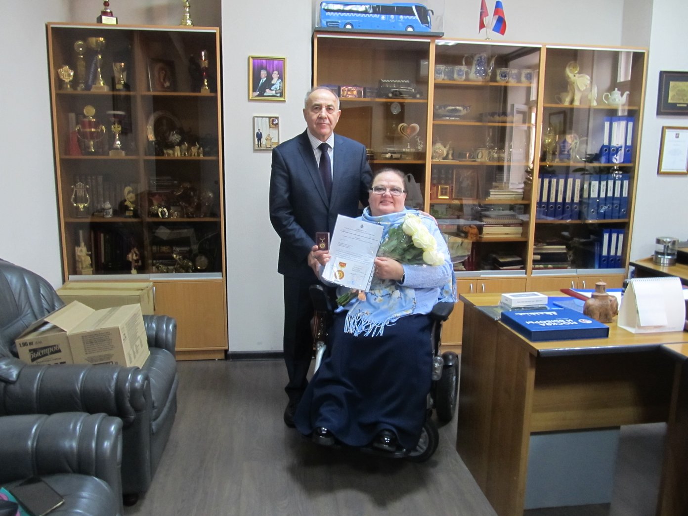 Награждение представителей Московских организаций инвалидов