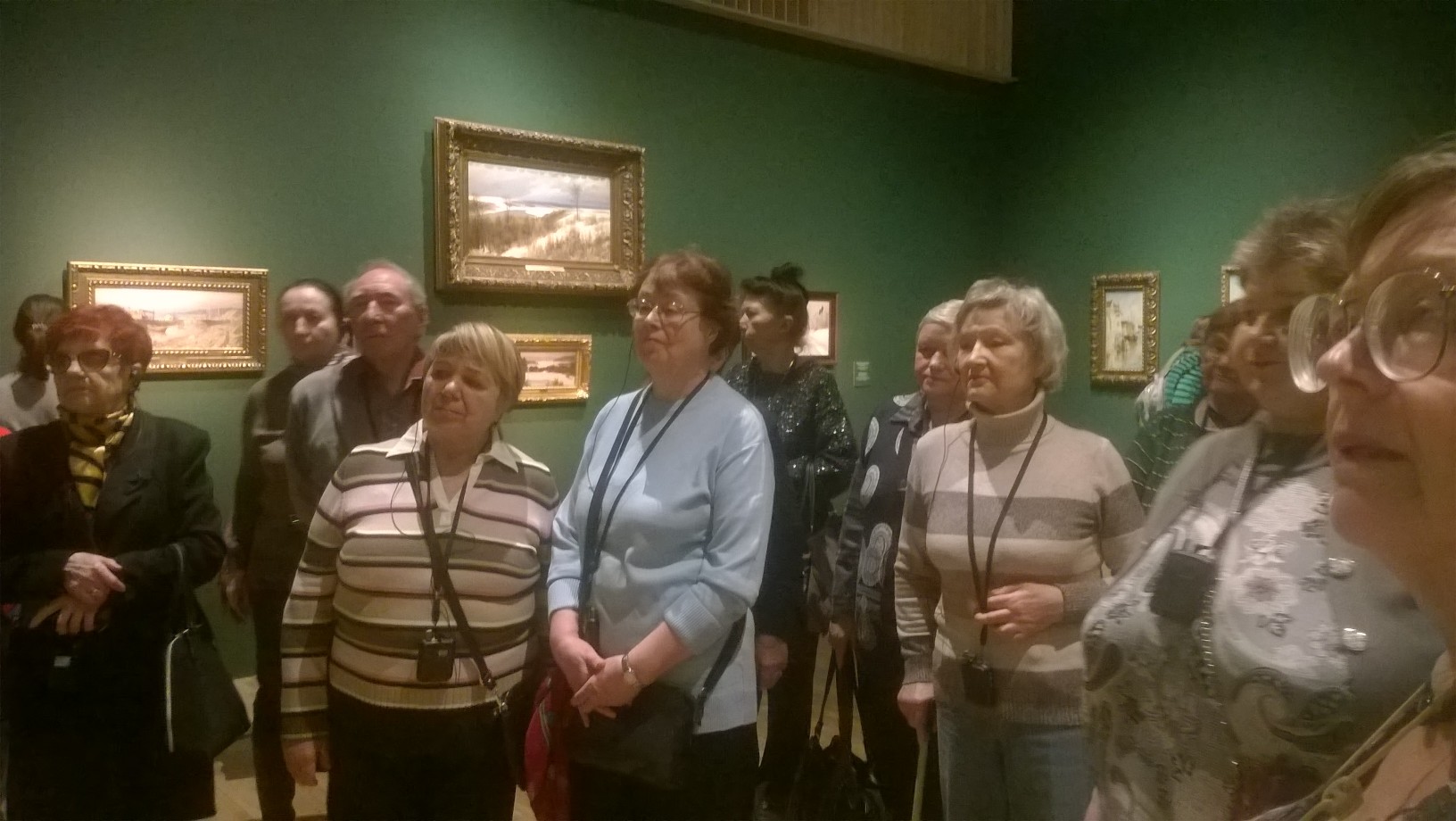 Члены МРО "Кузьминки" МГО ВОИ посетилиили выставку Поленова в Третьяковской галерее.